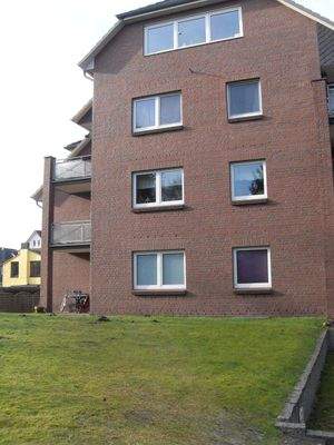 Blick auf das Wohngebäude