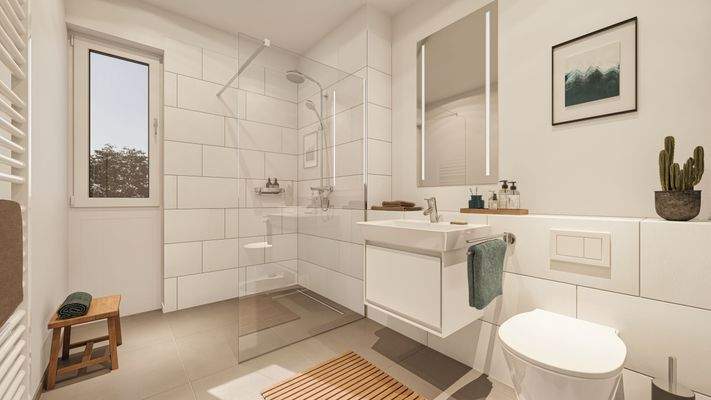 barrierefreie Walk-In-Duschen