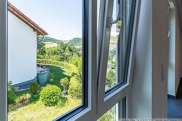 Blick aus dem Küchenfenster