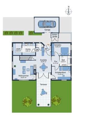 Grundriss Erdgeschoss