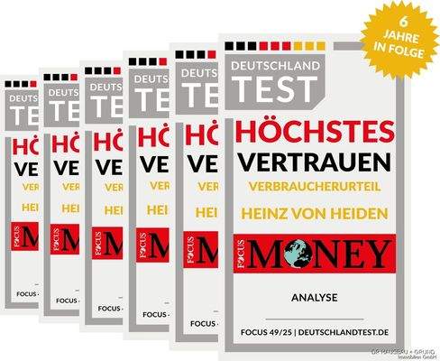 Siegel_DT_Höchstes Vertrauen_6 mal in Folge6 Jahre_Heinz von Heiden