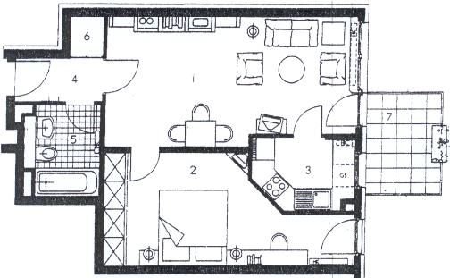 Grundriss (ohne Maßstab)