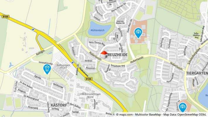 Geolyzer Kartenausschnitt