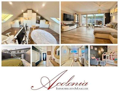 Acolonia Immobilienmakler: Modernisiertes RMH in Sackgasse. Sehr schön in einem Keldenicher Familienwohngebiet gelegen.