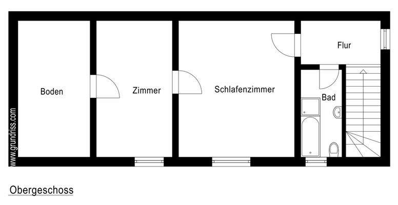 Grundriss Obergeschoss 