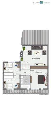 Grundriss Obergeschoss