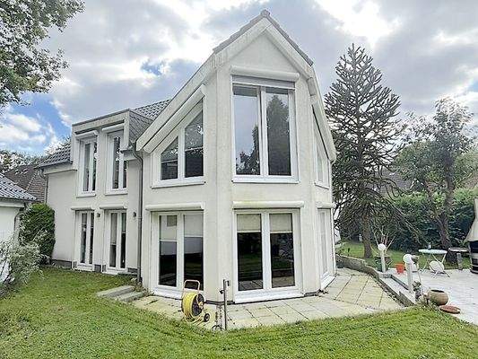 Hintere Hausansicht.