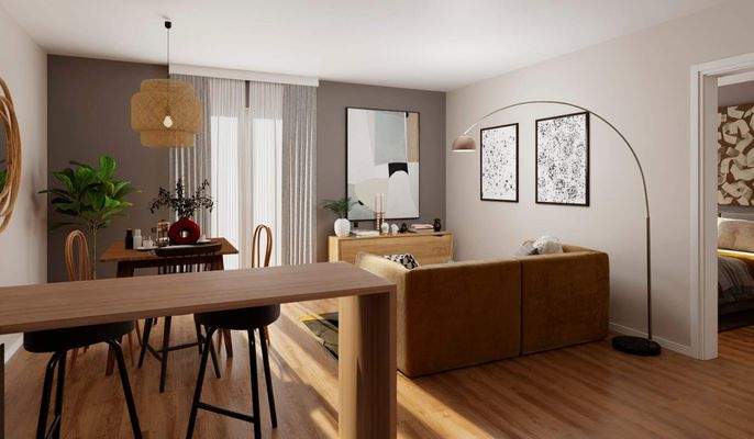 Im Wohnzimmer lässt es sich bestens entspannen