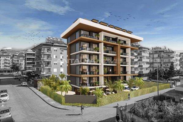 Spacious Apartments in a Complex with Pool and Garden in Alanya