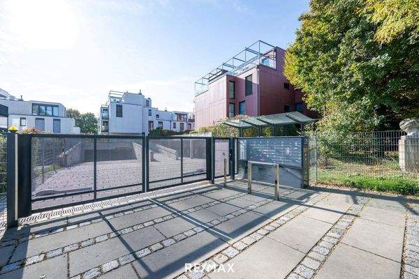 Eingang zur Wohnanlage