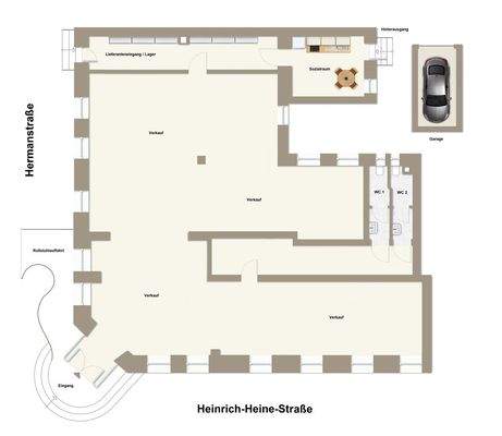 Nutzungsvariante Einzelhandel