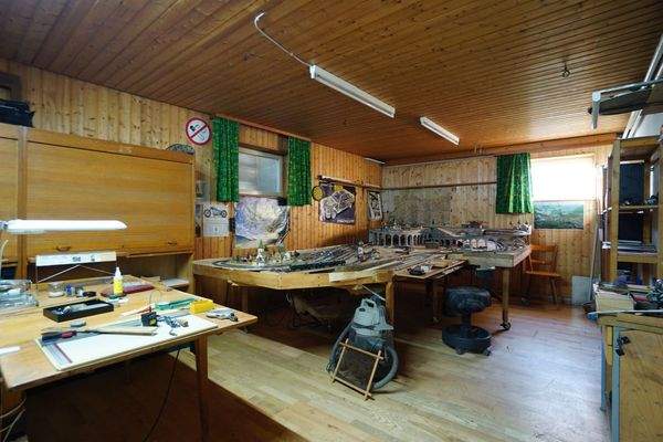 Hobbyraum im Untergeschoss