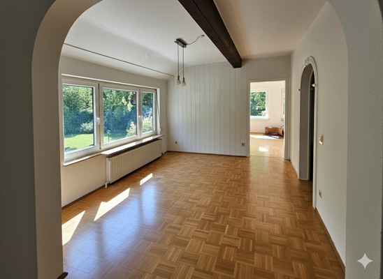 Zimmer mit Gartenzugang