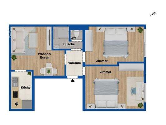 Grundriss Dachgeschoss