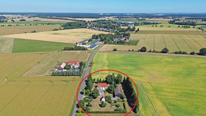 Blick druch den Ort 