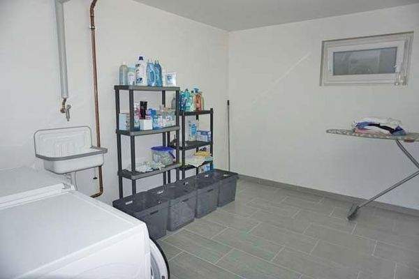 Wäscheraum im Keller