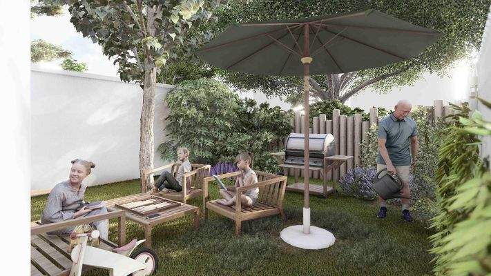 Visualisierung Garten