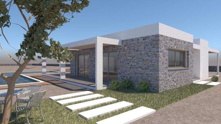 Kreta, Selles: Grundstück mit Meerblick zu verkaufen