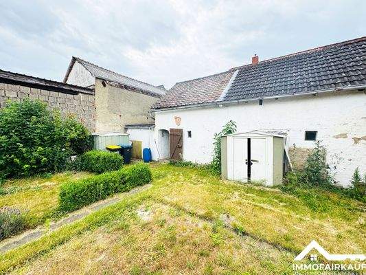 Ansicht Durchgang zum Haus