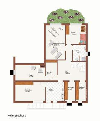 Grundriss Untergeschoss