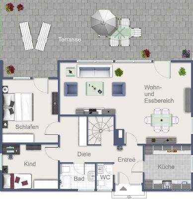 Grundriss Erdgeschoss