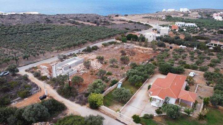 Kreta, Agios Onoufrios: Neubau-Projekt! Luxusvilla mit spektakulärem Meerblick zu verkaufen