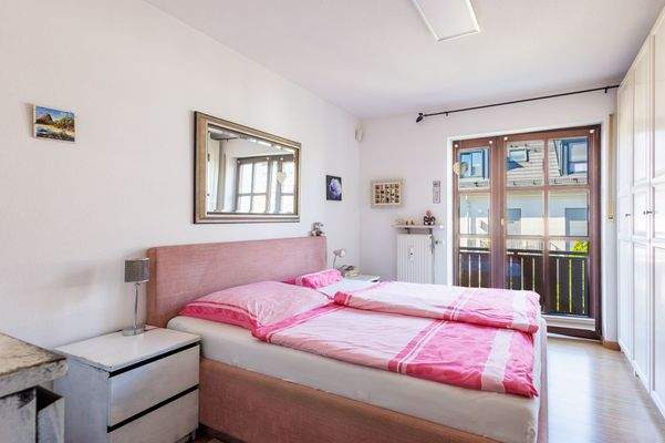 Schlafen mit Westbalkon