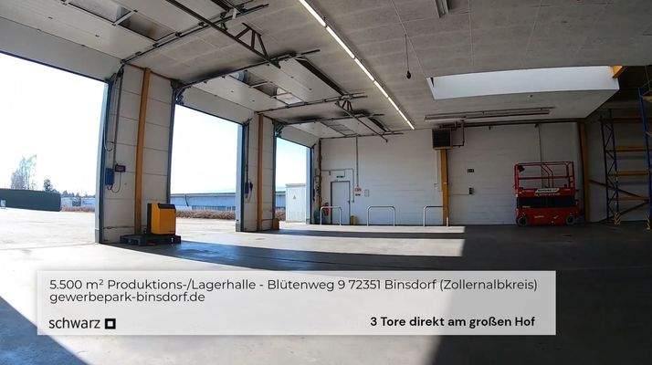 Blütenweg 9 - Bild - 3 Tore direkt am großen Hof -