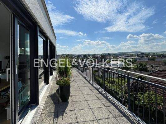 Dachterrasse mit Ausblick