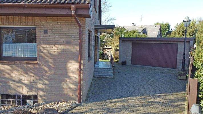 Drohnenaufnahme Auffahrt