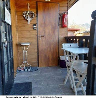 Mini-Frühstücksterasse