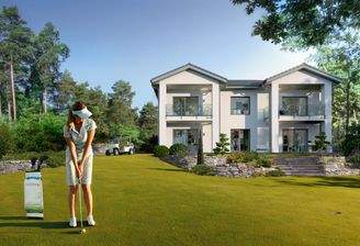 Außenansicht Garten Tag Golf