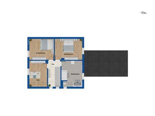 Grundriss Obergeschoss