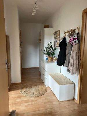 Diele bewohnte Wohnung