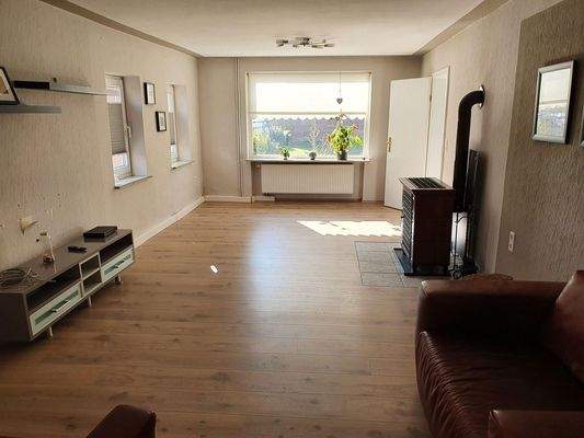 Wohnzimmer Richtung Garten