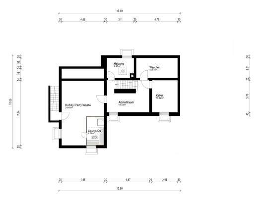 Grundriss Untergeschoss