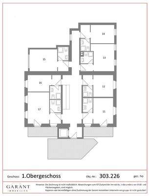 Grundriss  1. Obergeschoss
