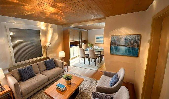 Wohnzimmer - KI generiert