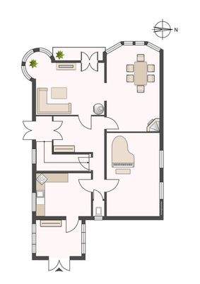 Haupthaus Erdgeschoss