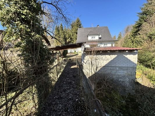 zurück zum Haus