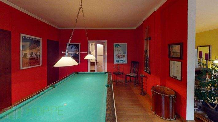 Billardzimmer Perspektive 2