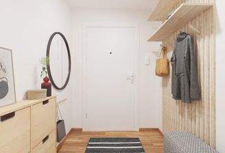 Freundlicher Eingangsbereich