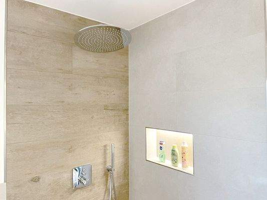 Raindance Shower im Badezimmer im EG