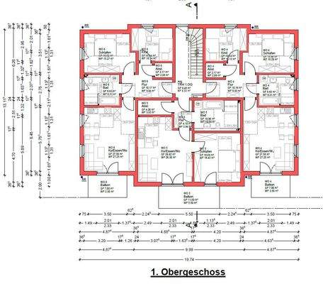 Grundriss 1. Obergeschoss
