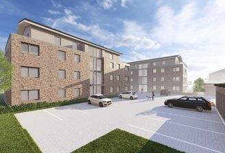 Blick auf die Wohnanlage 2