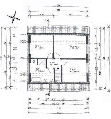 So könnte der Grundriss aussehen - Obergeschoss.