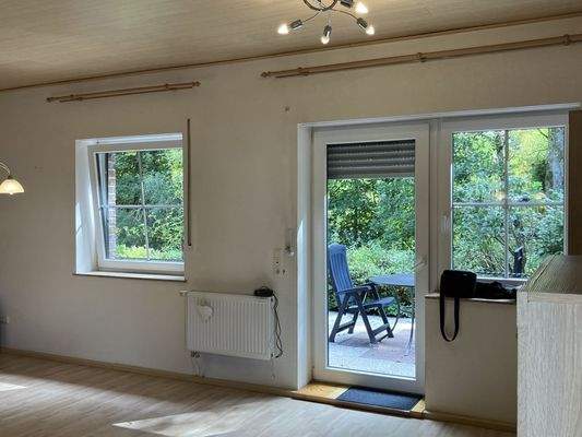 Wohnzimmer Richtung Terrasse