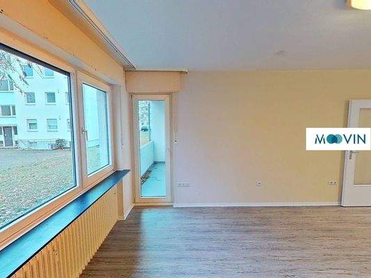 Ansicht II: Wohn- und Esszimmer