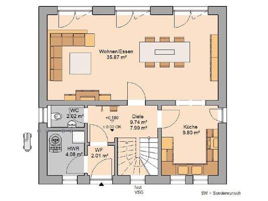 Grundriss Erdgeschoss