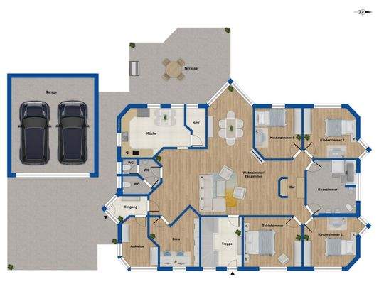 Grundriss - Erdgeschoss